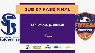 SUB 7  FASE FINAL  S Joseense x SEPAM Operário [upl. by Montfort]