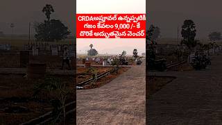 CRDA approved Plots for sale Sq Yd Only 9000 veerapanenigudem mallavalli crdaplots amaravati ap [upl. by Mahan]