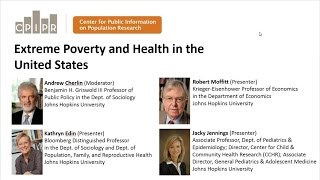 PRB Webinar Extreme Poverty and Health in the United States [upl. by Naie]