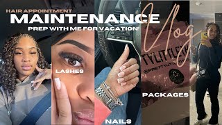 Maintenance Vlog prep for vacation  packages  hair appointment  shopping  more [upl. by Murvyn618]