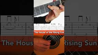 The House of the Rising Sun Free Sheet and Tab [upl. by Ahsaenat]