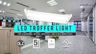 LED Troffer Lights ► Feature and Benefits [upl. by Campagna838]