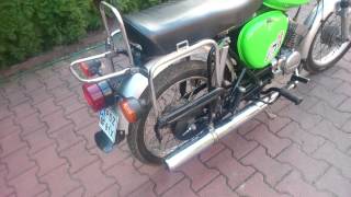 Simson s51 odpalanie i praca silnika [upl. by Juback]