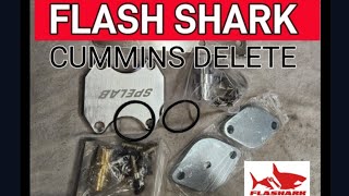 OPENING MY FLASH SHARK EGR AND DPF DELETE KIT [upl. by Anoynek]