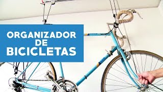 Organizador de bicicletas para techo [upl. by Eiznyl524]