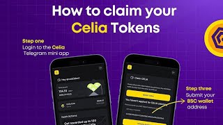 CELIA TOKEN  COMMENT RÉCLAMER VOS JETONS CELIA [upl. by Darrel]