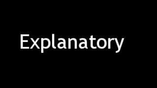 How to Pronounce Explanatory [upl. by Jacynth]