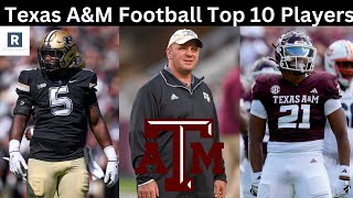 Texas AampM Football Top 10 Players  Texas AampM Aggies Football 2024 [upl. by Siouxie79]