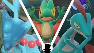 【Pokemon Camp】Treecko amp Grovyle amp Sceptile Cute evolves cry [upl. by Ailecnarf]