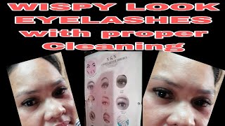 WISPY LOOK EYELASHES with proper cleaning Jan 28 2024 [upl. by Gonta]