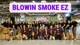 BLOWIN SMOKE EZ Line Dance futopia andreclassic management [upl. by Akemehc6]