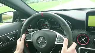 MercedesBenz A45 AMG 381hp Race modeLauch control 0200 [upl. by Baudelaire]