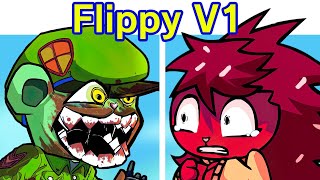 Friday Night Funkin VS Flippy Flipped Out V1 FULL WEEK  Cutscenes FNF Mod Happy Tree Friends [upl. by Sirob643]