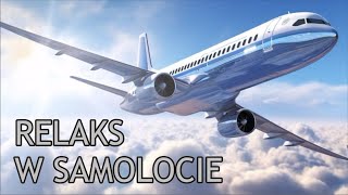 Dźwięk samolotu  Airplane Sounds  Szum podróży samolotem [upl. by Nitsreik]