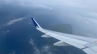 4K Full Flight  SAS A320neo Copenhagen to Stockholm [upl. by Derrek]