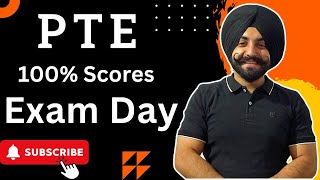 PTE 100 scores exam day how to get 90 scores how to clear PTE exam  Gurwinder Sir [upl. by Aehtla]