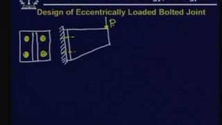 Bolted Connection Design  Eccentric Loading  Design of Steel Structures [upl. by Cleopatra]