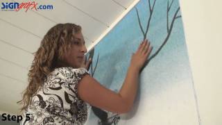 How to Install a Wall Mural [upl. by Lerej326]