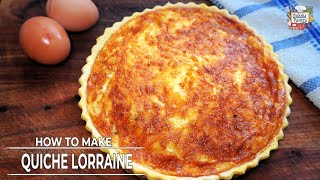 Amazingly Easy Quiche Lorraine Recipe [upl. by Liagabba]