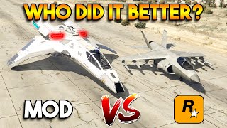 GTA 5 HYDRA VS MODDER JET ROCKSTAR GAMES VS MODDER [upl. by Duyne33]