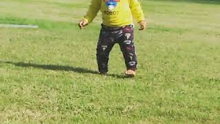 14 month old bow legged baby walking [upl. by Branca5]