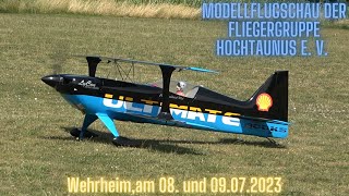 RC ULTIMATE AEROBATICS Modellflugschau Wehrheim 2023 [upl. by Yamauchi]