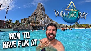 How To HAVE FUN At Volcano Bay 10 Tips For The Best Water Park Day 🌋🌊 [upl. by Arot739]