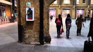 Walk from Premier Inn Kings Cross to Kings Cross Station Oct 2013 [upl. by Undine403]