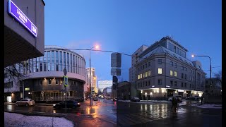 From Paveletskaya Square along Zatsepa Street to Oktyabrskaya Square in Moscow [upl. by Harriman]