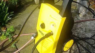 Karcher K 580 Pressure Washer in Action [upl. by Sokairyk]