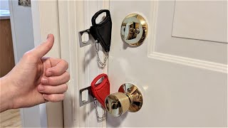 Are Portable Door Locks the Best Security for 5 Honest Review [upl. by Ofilia]