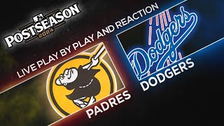 LA Dodgers vs SD Padres Game 4 LIVE Play by Play amp Reaction [upl. by Aneehta55]