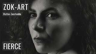 Hyperrealistic Charcoal Drawing quotFIERCEquot  Timelapse [upl. by Edelson]