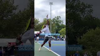 FELIX AUGERALIASSIME Serve in SlowMotion at US Open 2022 💥🔥 Shorts Tennis AugerAliassime [upl. by Corder]