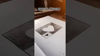 OPTICAL ILLUSION ✨ 3D DRAWING opticalillusion opticalart 3ddrawing [upl. by Genia569]