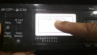 How to Check total paper print count Canon mf244dw [upl. by Drogin]