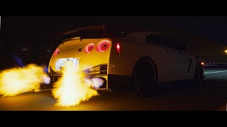 Flame Spitting Nissan R35 GTR NISMO 4K [upl. by Baoj]