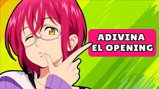 🧿ADIVINA EL OPENING de anime  ¿Adivinaste todos 🎵🎵 [upl. by Vudimir40]