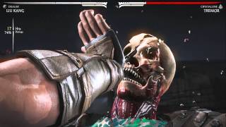 Liu Kang 80 Midscreen Combo XRay MKX [upl. by Romalda]