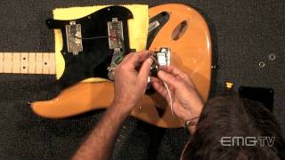 Easy solderless EMG ST12 Install into Strat guitar [upl. by Aprile]