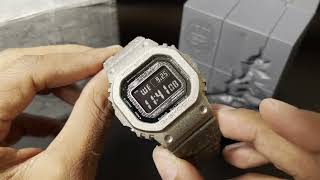 Unboxing and Review GShock Full Metal GMWB5000PS 40th Anniversary Recrystallised [upl. by Chew20]