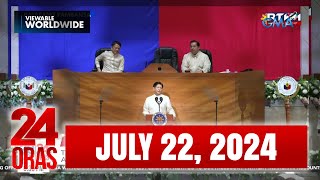 24 Oras Express July 22 2024 HD [upl. by Peedus]