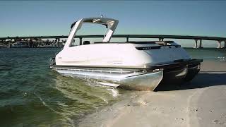 New Tritoon  2024 Crowne  Harris Pontoon Boats [upl. by Kola]