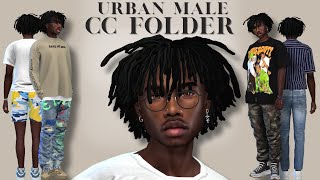 FREE Male CC Folder Lookbook  Sim DL 💫🌟 Sims 4 CC Folder  Sims 4 Male Clothes CC [upl. by Itsa]