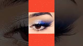 Blue purple and silver eye makeuptutorial viralvideo video trending art [upl. by Ikir254]