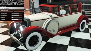 GTA 5  Past DLC Vehicle Customization  Albany Roosevelt Valor 1928 Cadillac [upl. by Nodroj]