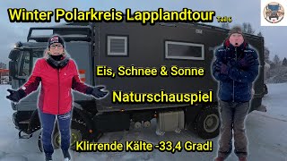 Winter Polarkreistour Lappland Teil 6 54 Overlander Expeditionsmobil Vanlife Camping Wohnmobil [upl. by Kubis987]