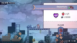 Celeste Secret Santa Collab 2024 Hard Lobby  Departure full clear  true ending [upl. by Dressel]