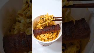 buldak ramen amp Grilled French sausage [upl. by Eah]