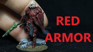 How To Paint ACTUALLY RED Armor [upl. by Jerrine]